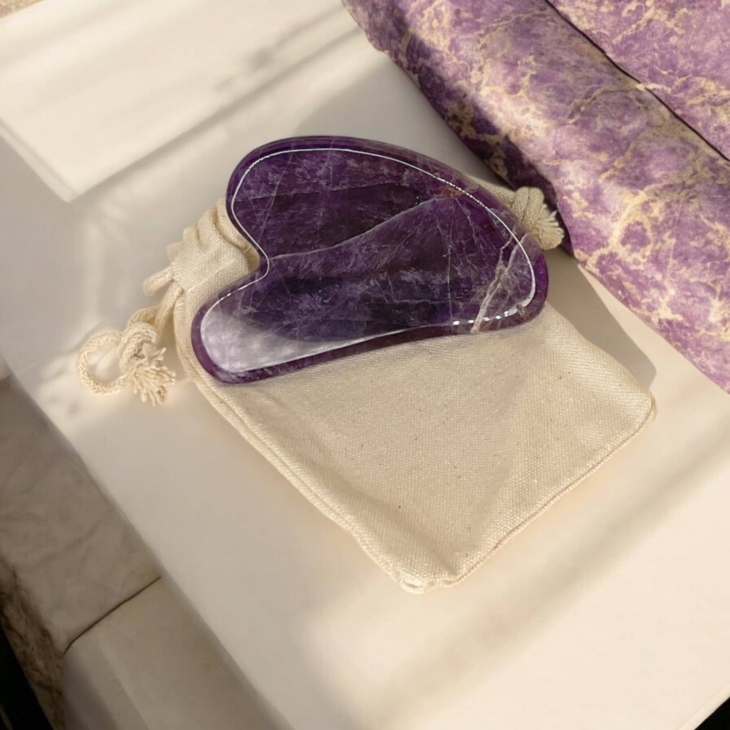 Amethyst Gua Sha | Facial Stone | Earth Day Bestseller