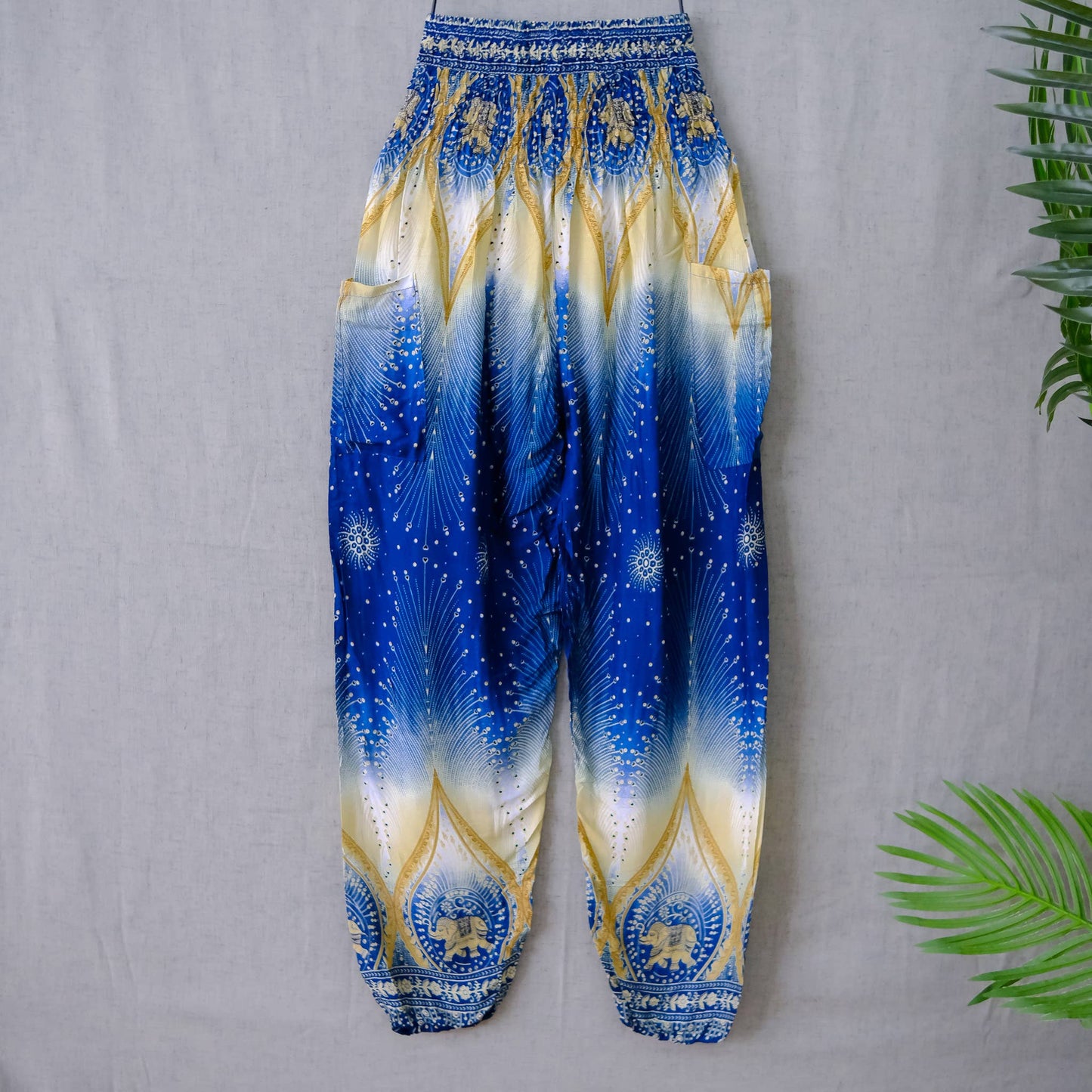 Hippie Boho Harem Pants with Side Pockets