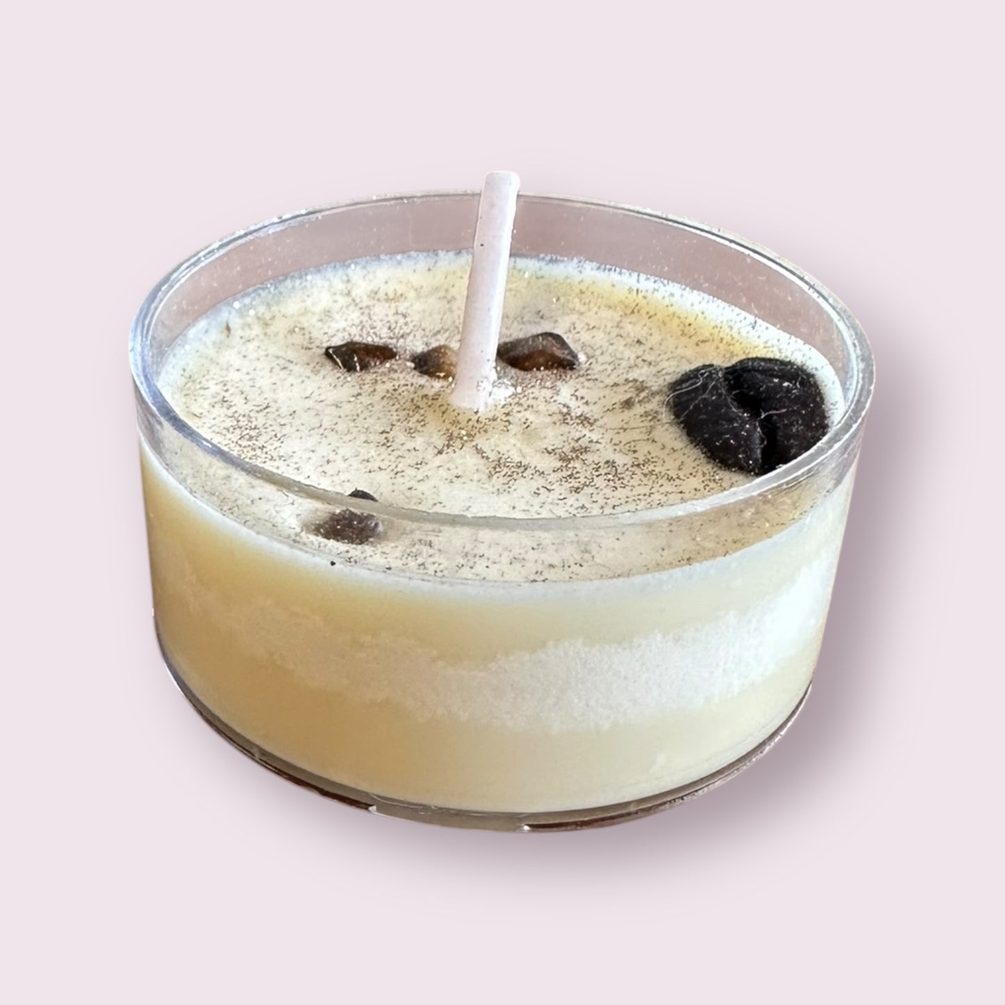 Cafe Mocha: Soy Candles with Herbs and Crystals