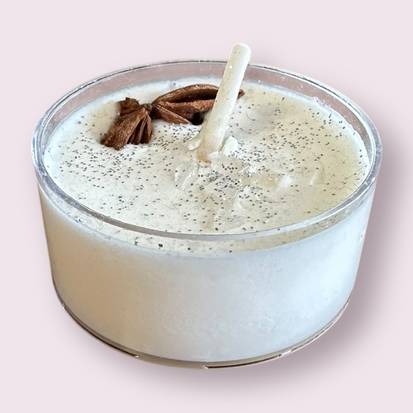 Vanilla Bean: Soy Candles with Herbs and Crystals