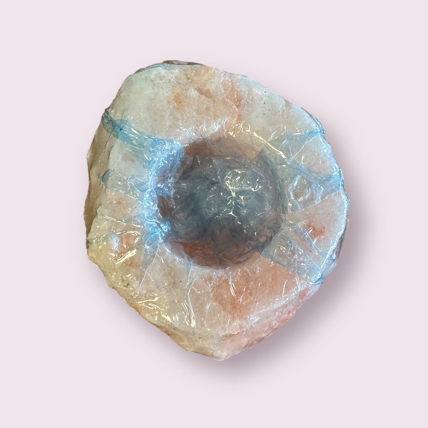 T-light Holder Rough Salt Lamp