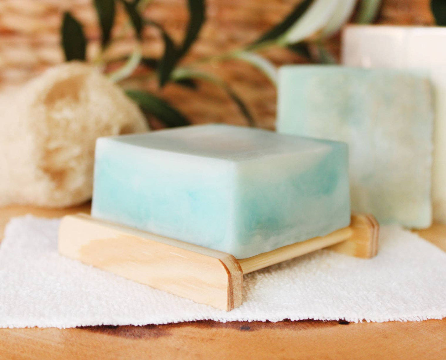 Cool Water Loofah Soap with Goat Milk - 5.5oz