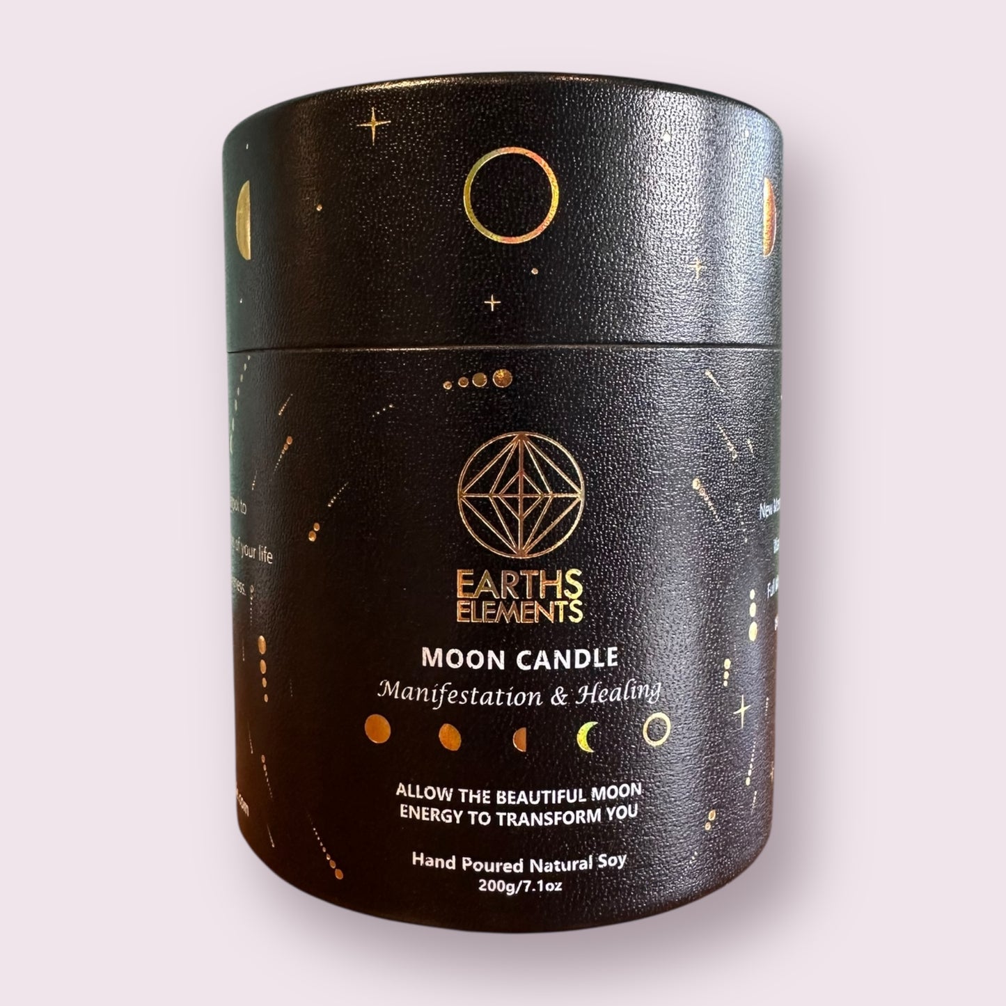Crystal Candle, Moon Phase