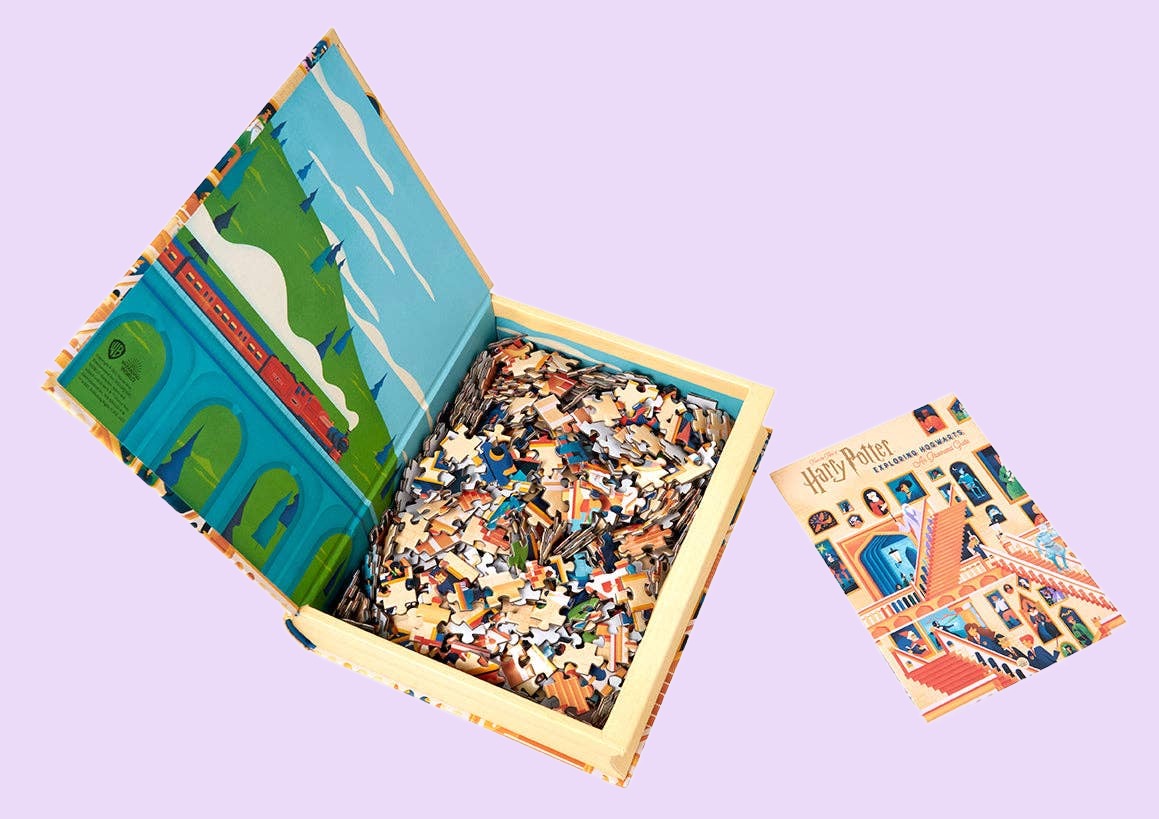 Exploring Hogwarts Puzzle and Book Set