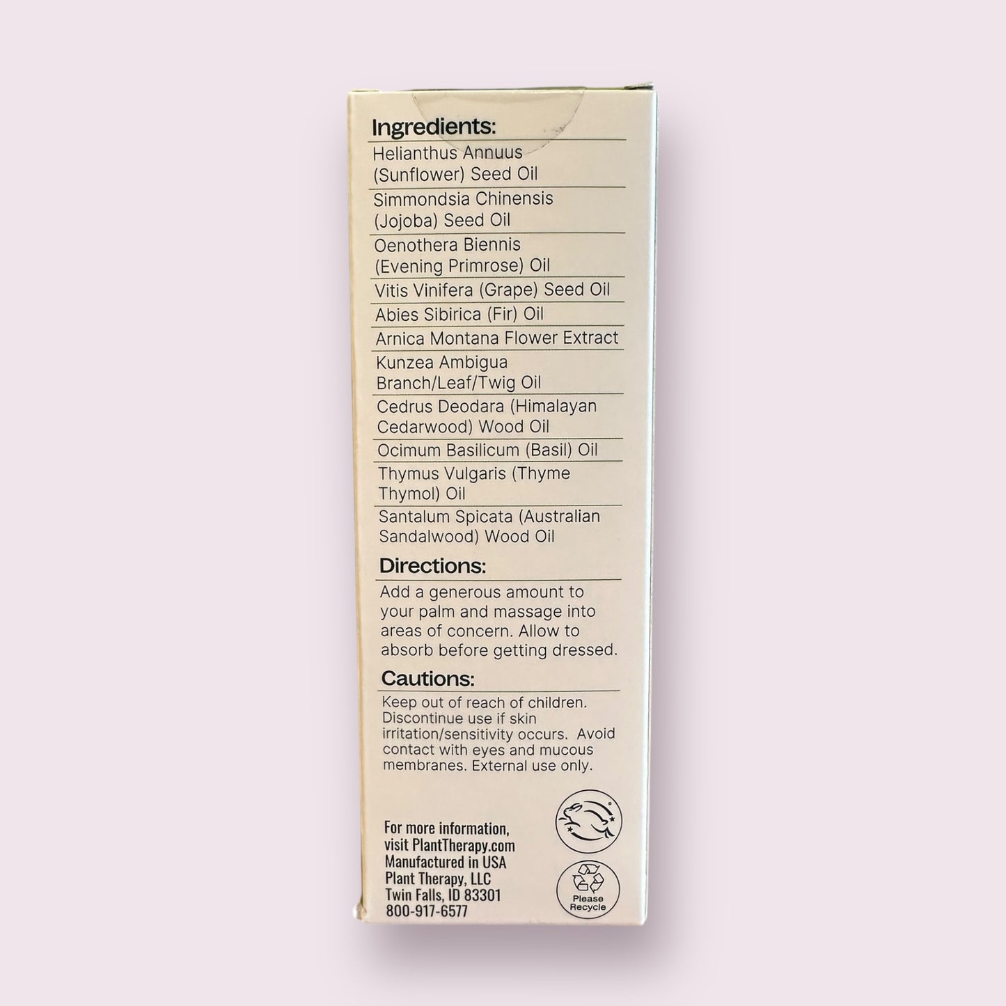 Nerve Body Oil with Arnica