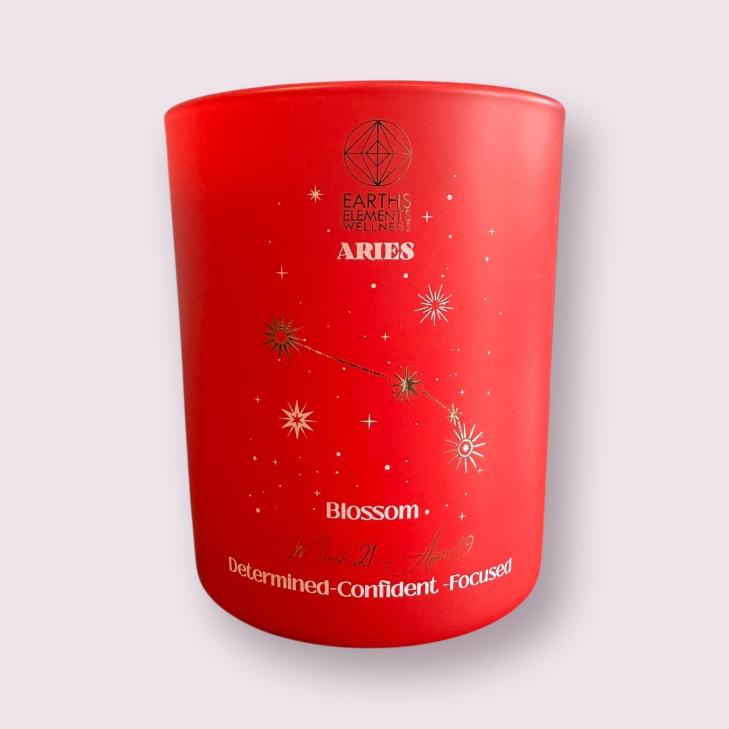 Aries Zodiac Candle
