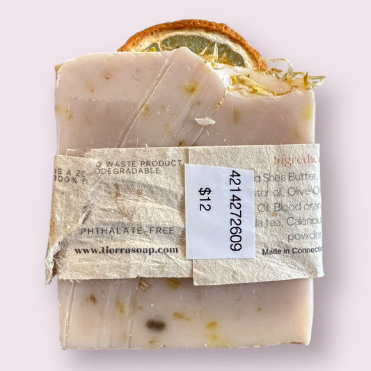 Blood Orange & Calendula Handmade Soap