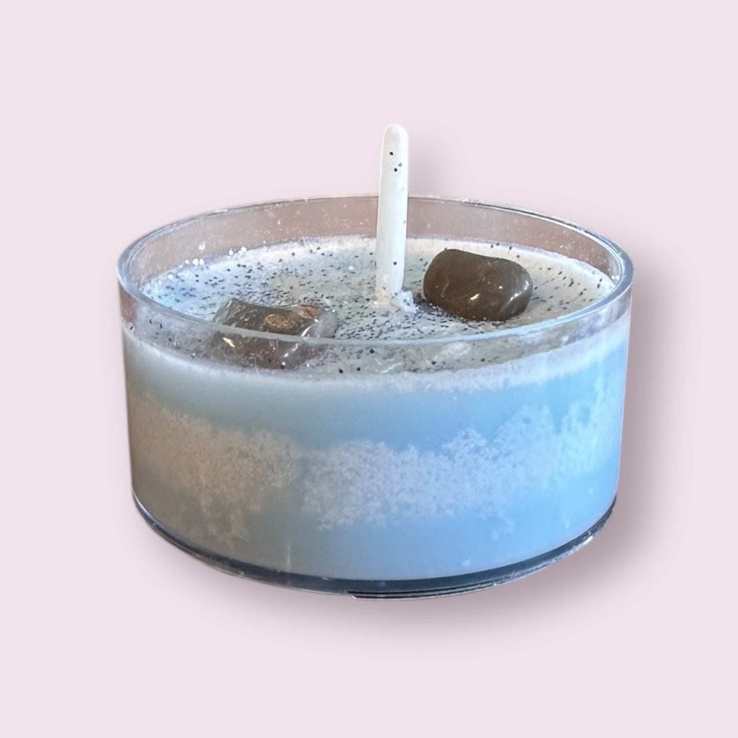 Sea Breeze: Soy Candles with Herbs and Crystals