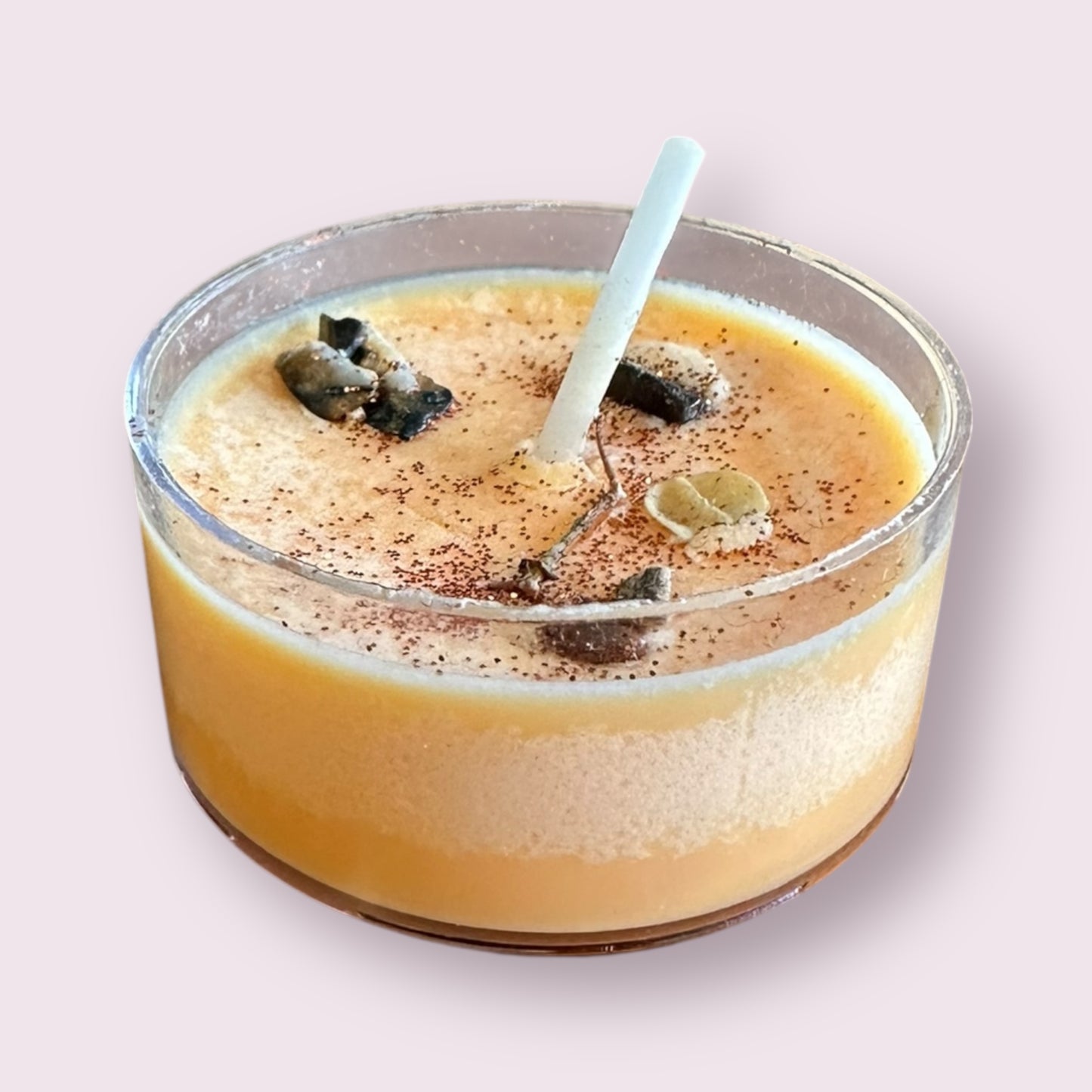 Nag Champa: Soy Candles with Herbs and Crystals