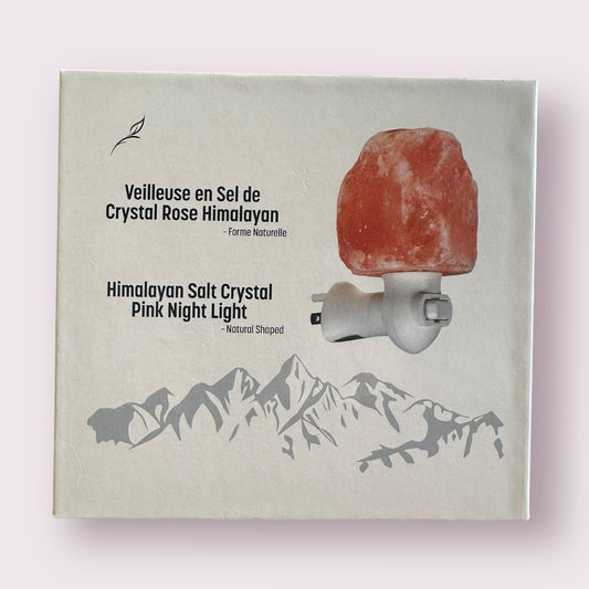 Night Light Himalayan Salt Crystal Natural | Salt Crystal Night LIghts