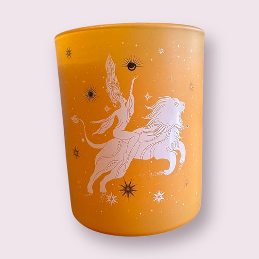 Leo Zodiac Candle