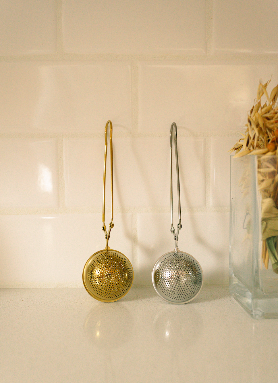 Stainless Steel Tea Strainer | Infuser: Rose Gold