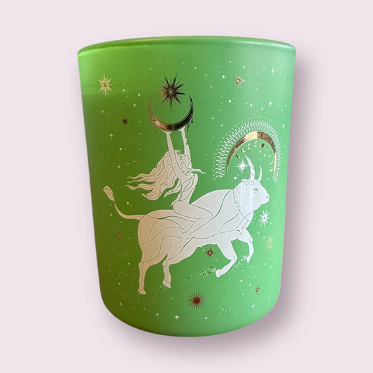 Taurus Zodiac Candle