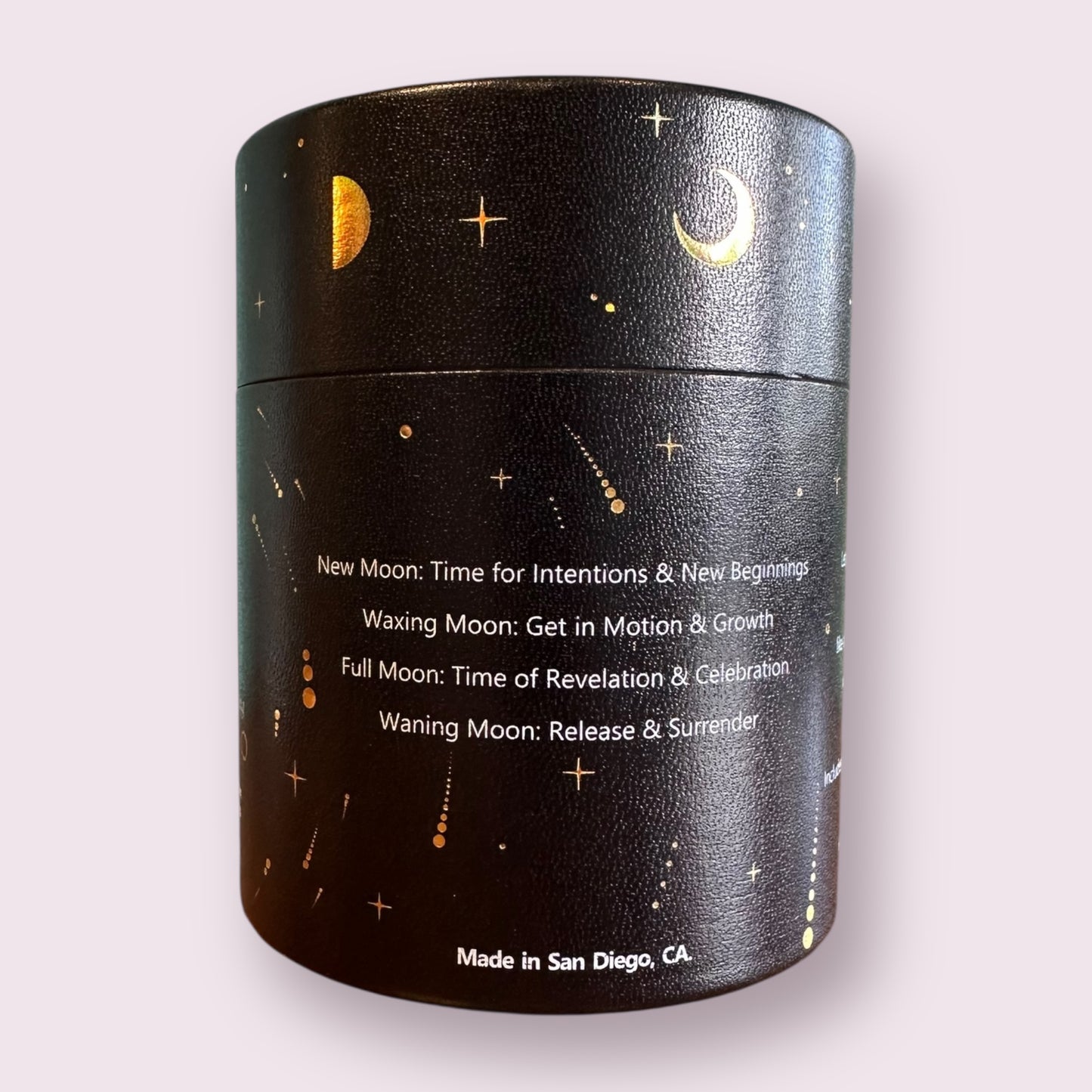 Crystal Candle, Moon Phase