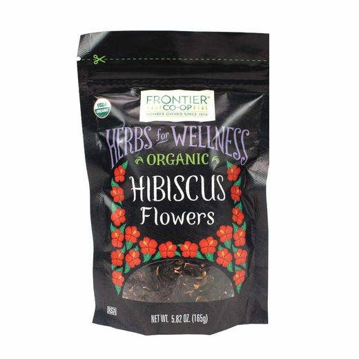 Hibiscus Flowers, Certified Organic, Kosher, Non-ETO 5.82 Oz