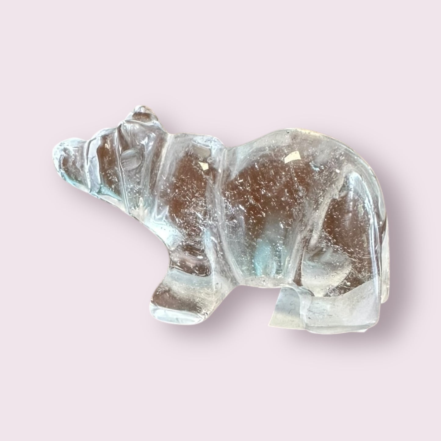 Clear Quartz Bear 35-40mm