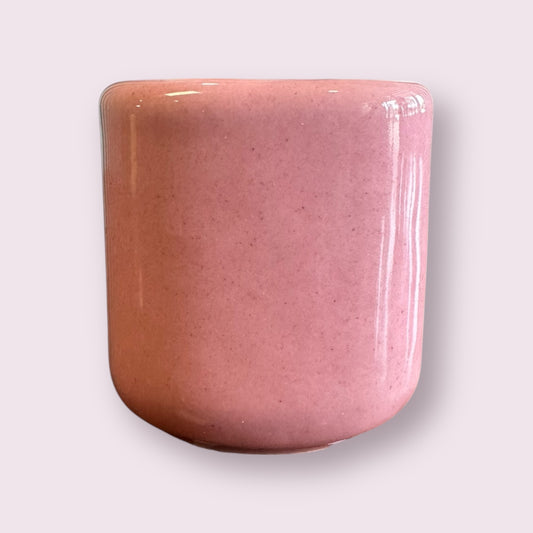 Pink Candle Holder Ceramic Chime Candle Holder Handmade