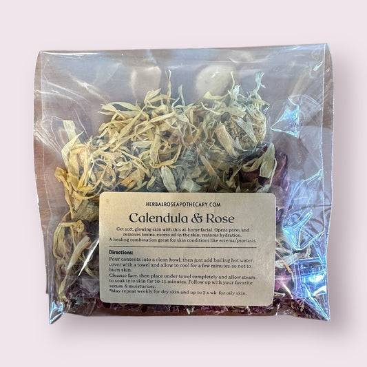 Facial Steamers: Calendula & Rose