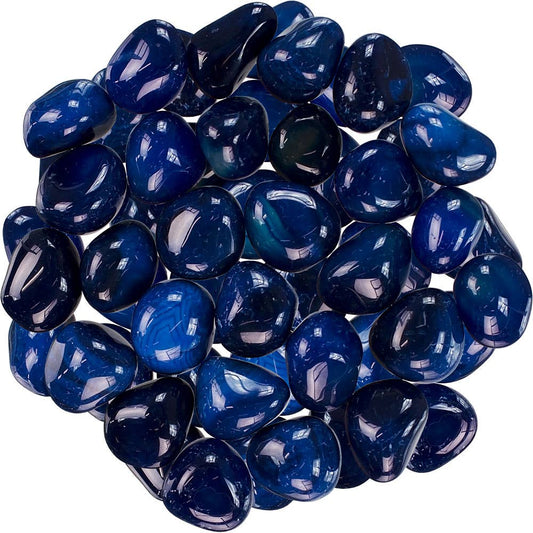 Tumbled Stones Blue Onyx