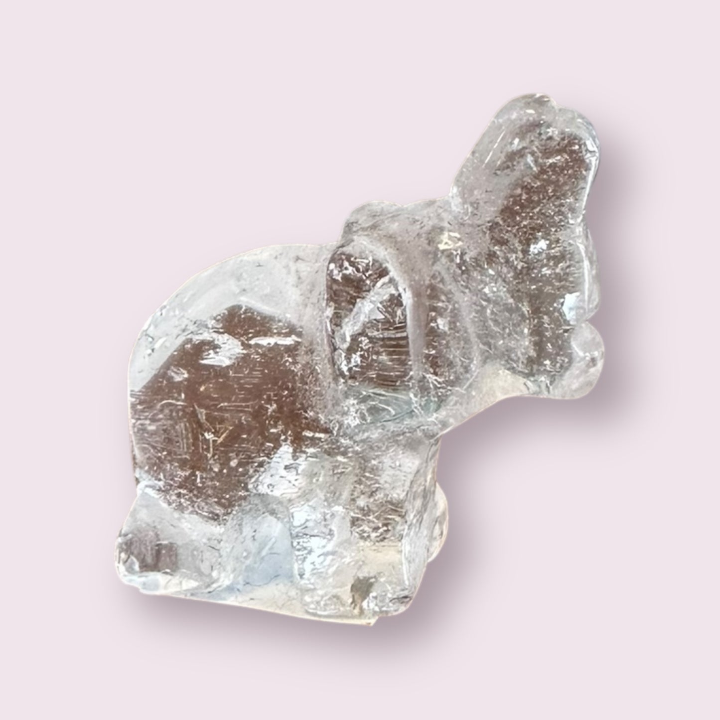 Clear Quartz Elephant 30-35mm