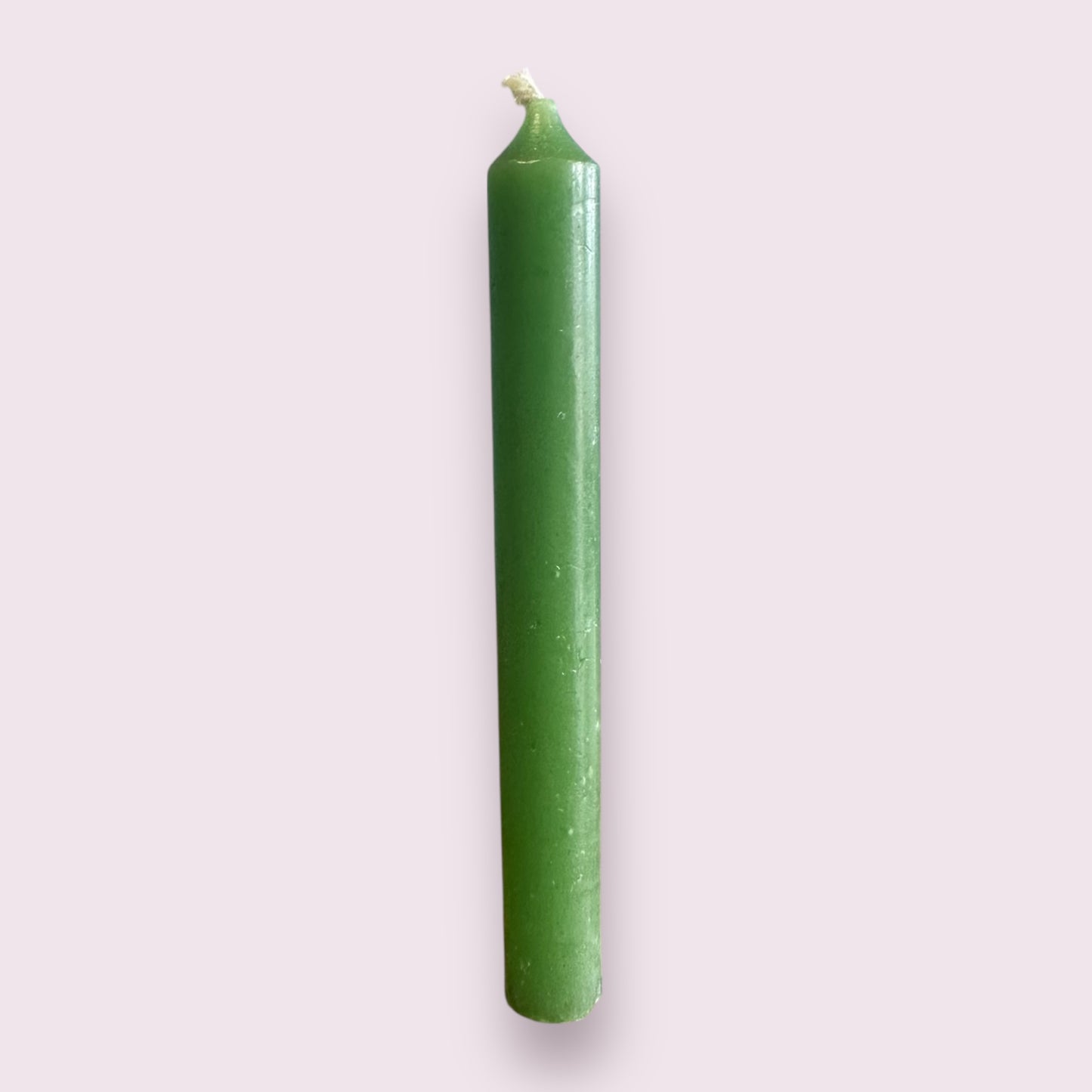 Green Colored Spell Candles, Chime Candle 4 Inches