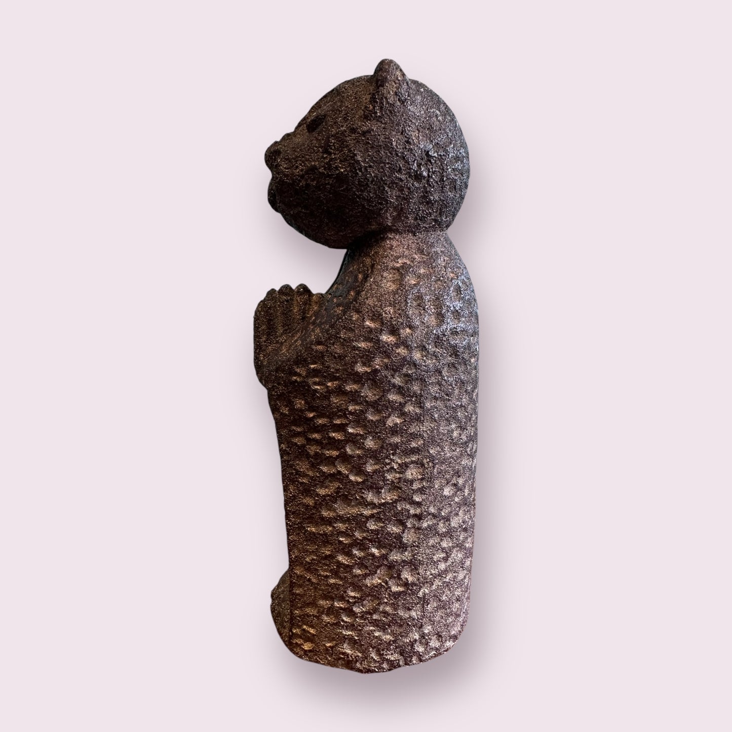 Volcanic Stone Statue - Jizo Cat