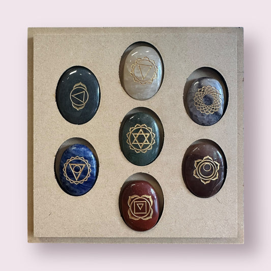 Flower of Life Chakra Stone Kit