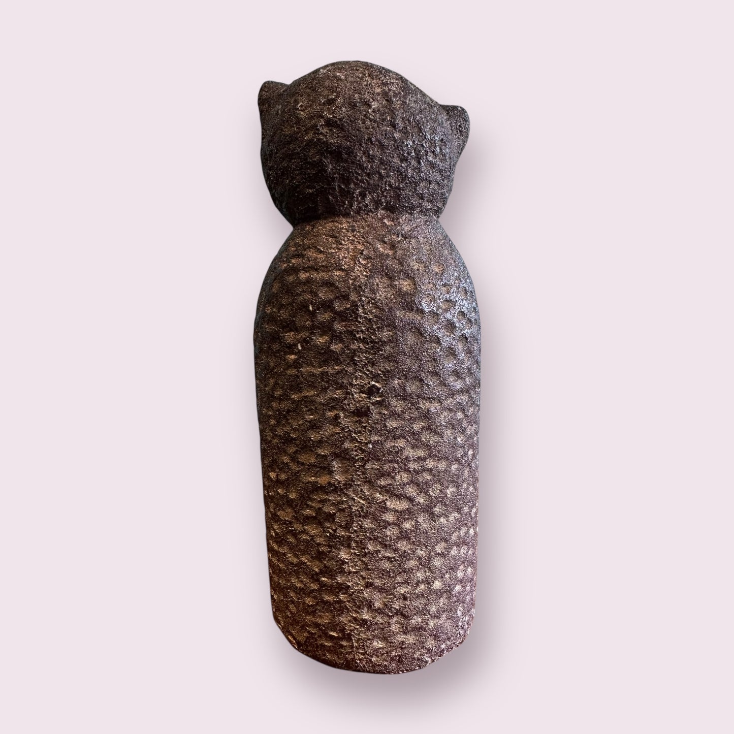 Volcanic Stone Statue - Jizo Cat