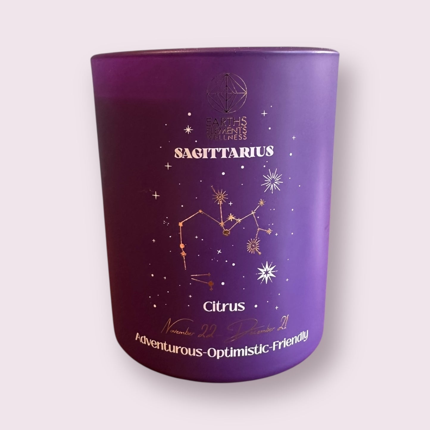 Sagittarius Zodiac Candle