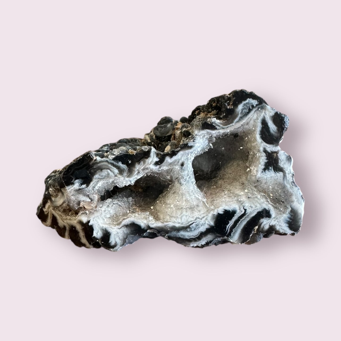 Agate Geodes Cluster Flat