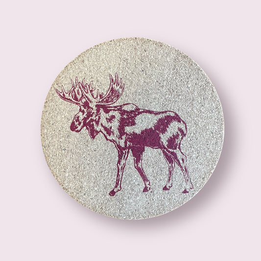 Moose Coasters Set of Four