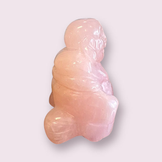 Rose Quartz Buddha | Crystal Buddhas | Rose Quartz Crystals