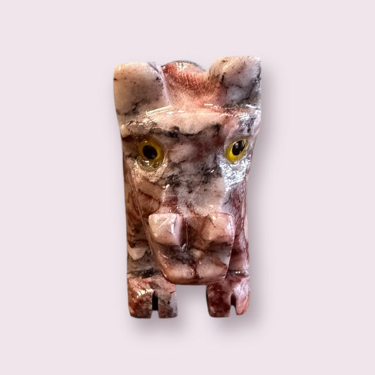 Spirit Animal 1.25-inch Wild Boar Dolomite