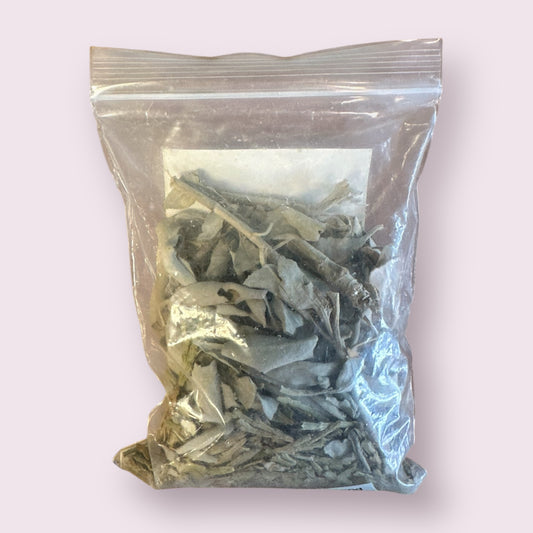 Cedar and White Sage Herbs Smudging