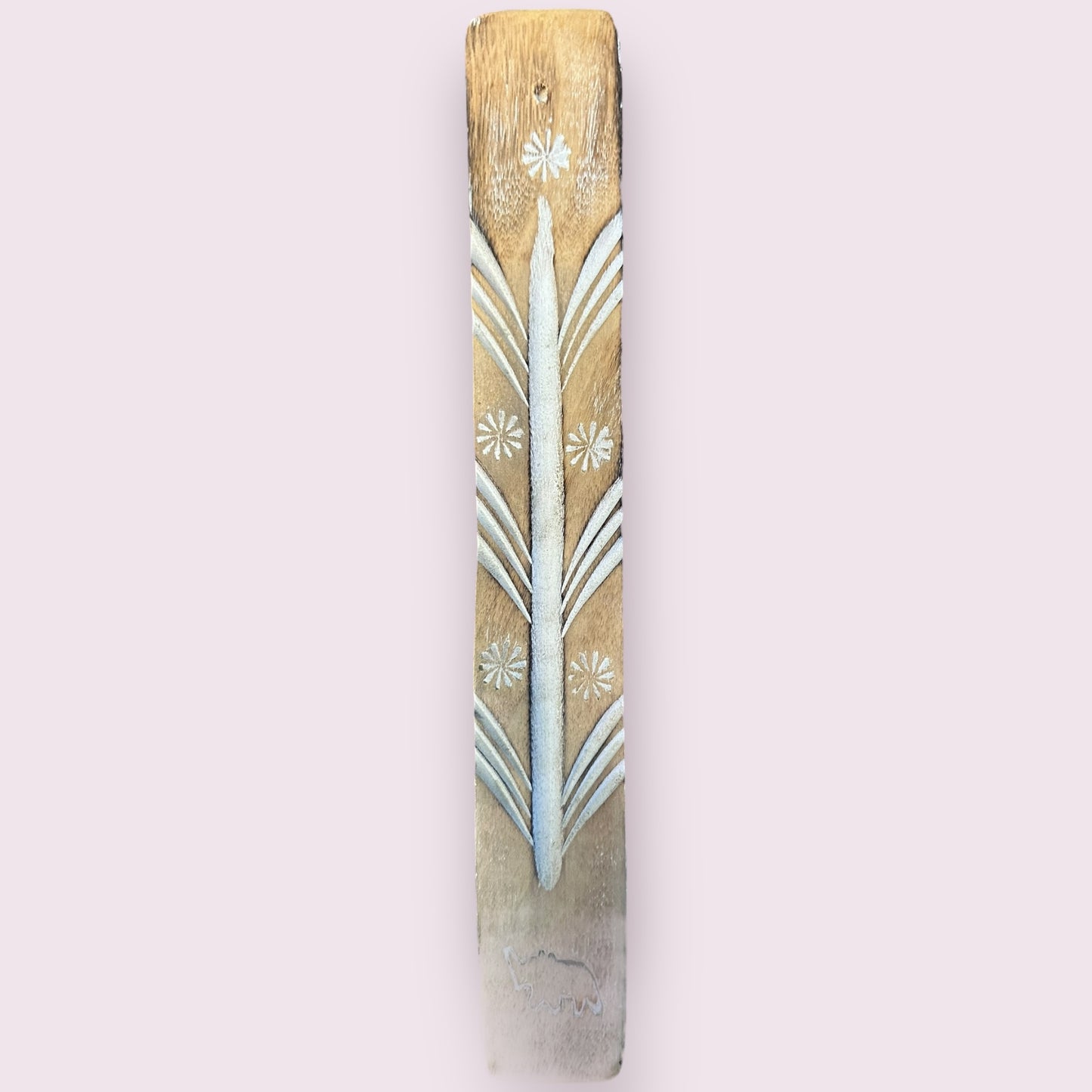 Carved Wood Incense Burner