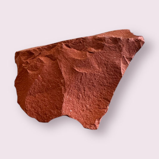 Red Jasper Rough 1/2 Flat