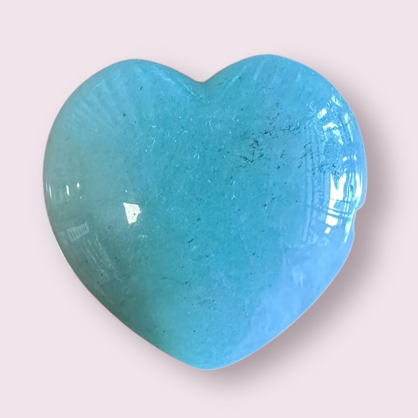 Green Aventurine Puff Heart 30mm