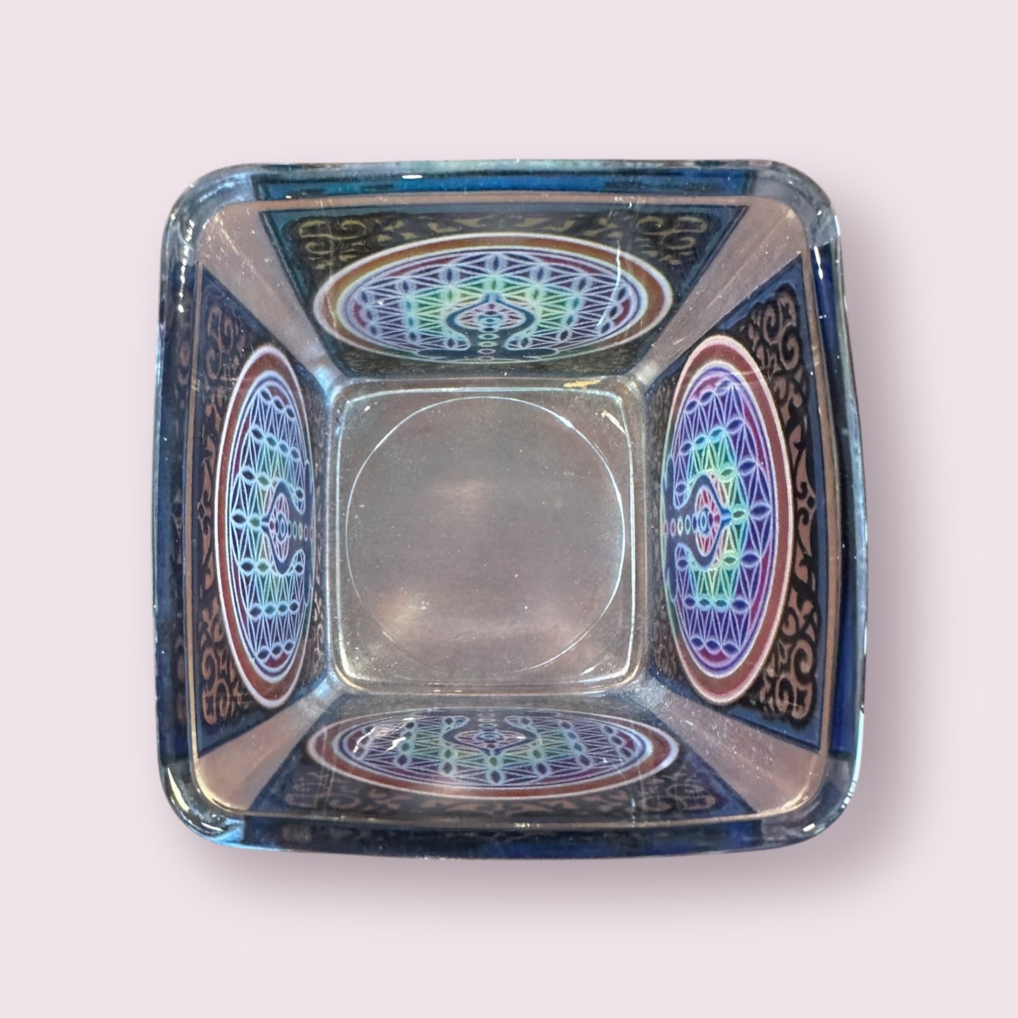 Chakra Square Votive Holder