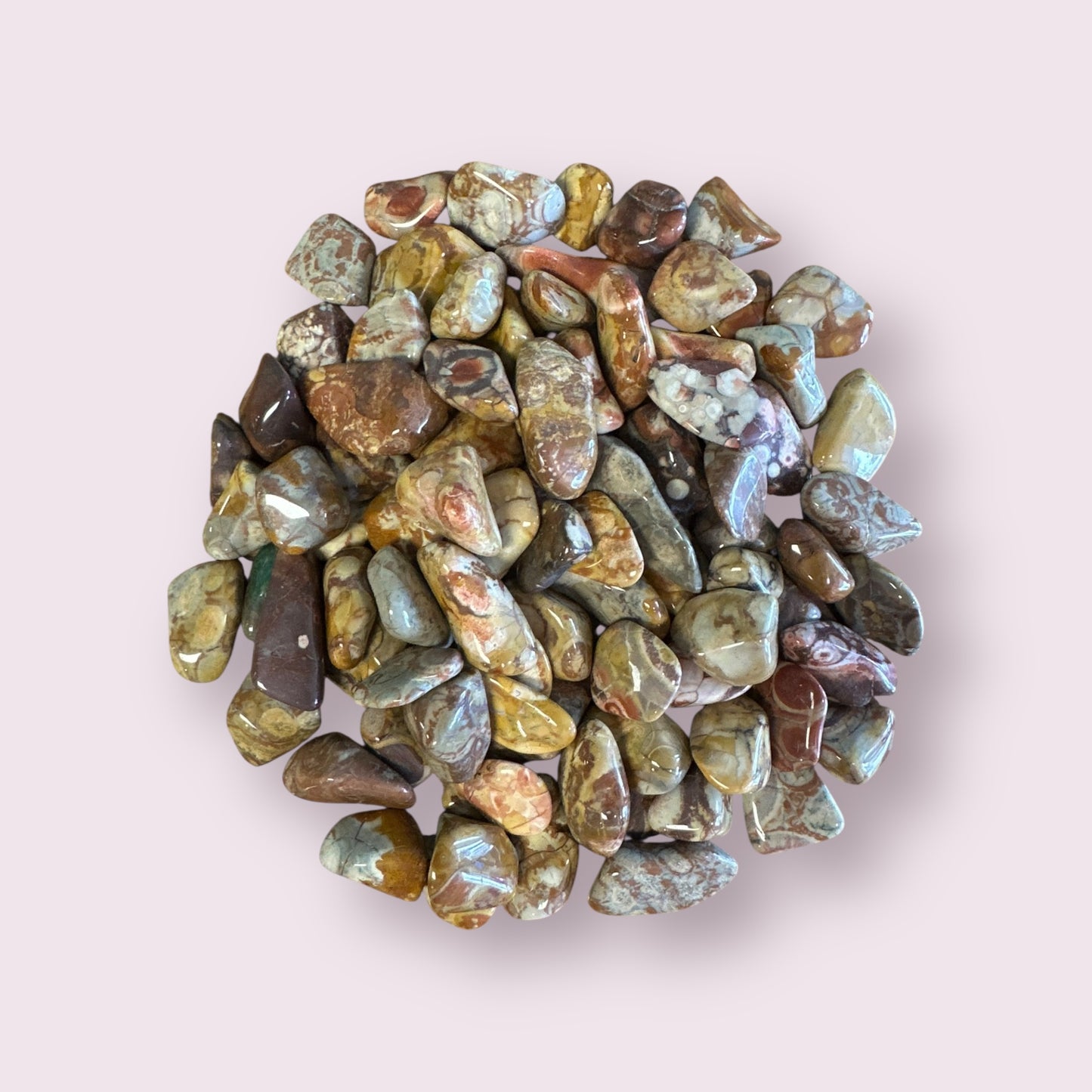Rhyolite Bird Eye Tumbled Stones