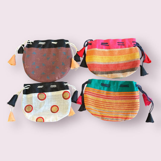 Small Drawstring Thali Bag