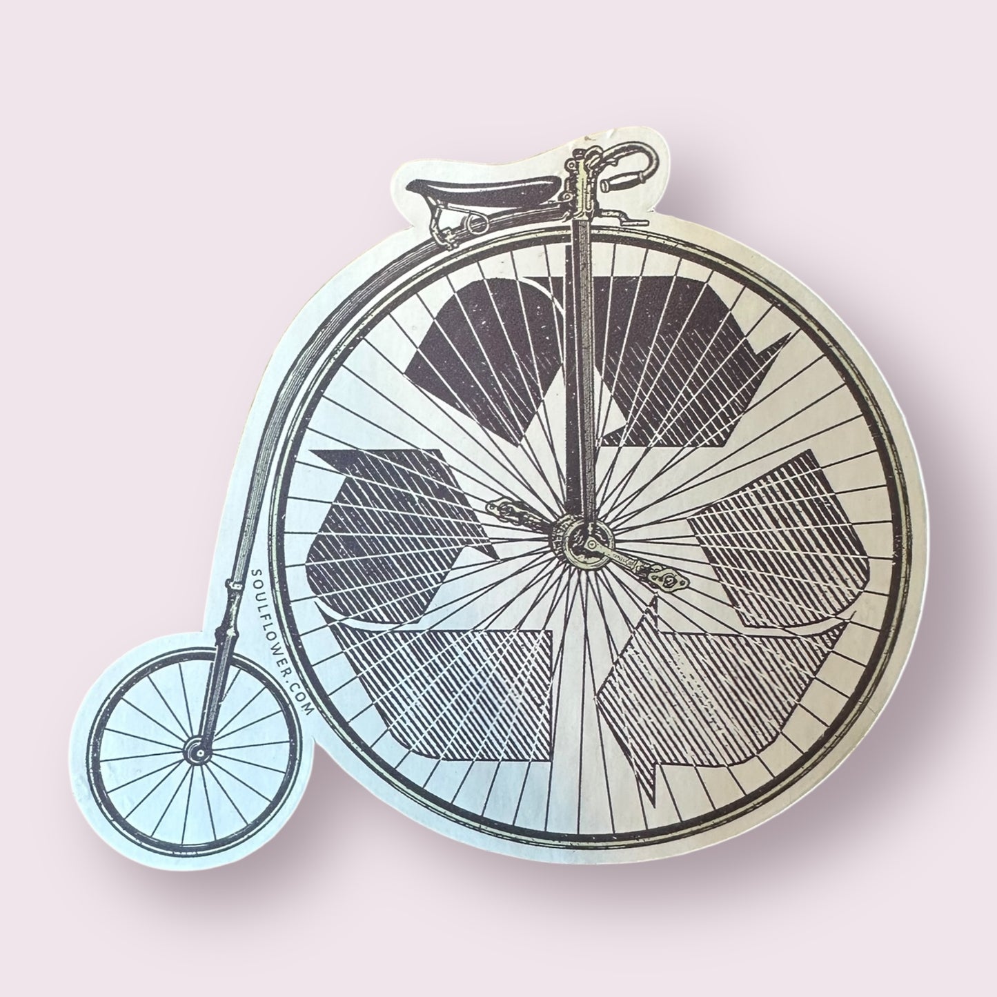 Recycle Bicycle Sticker