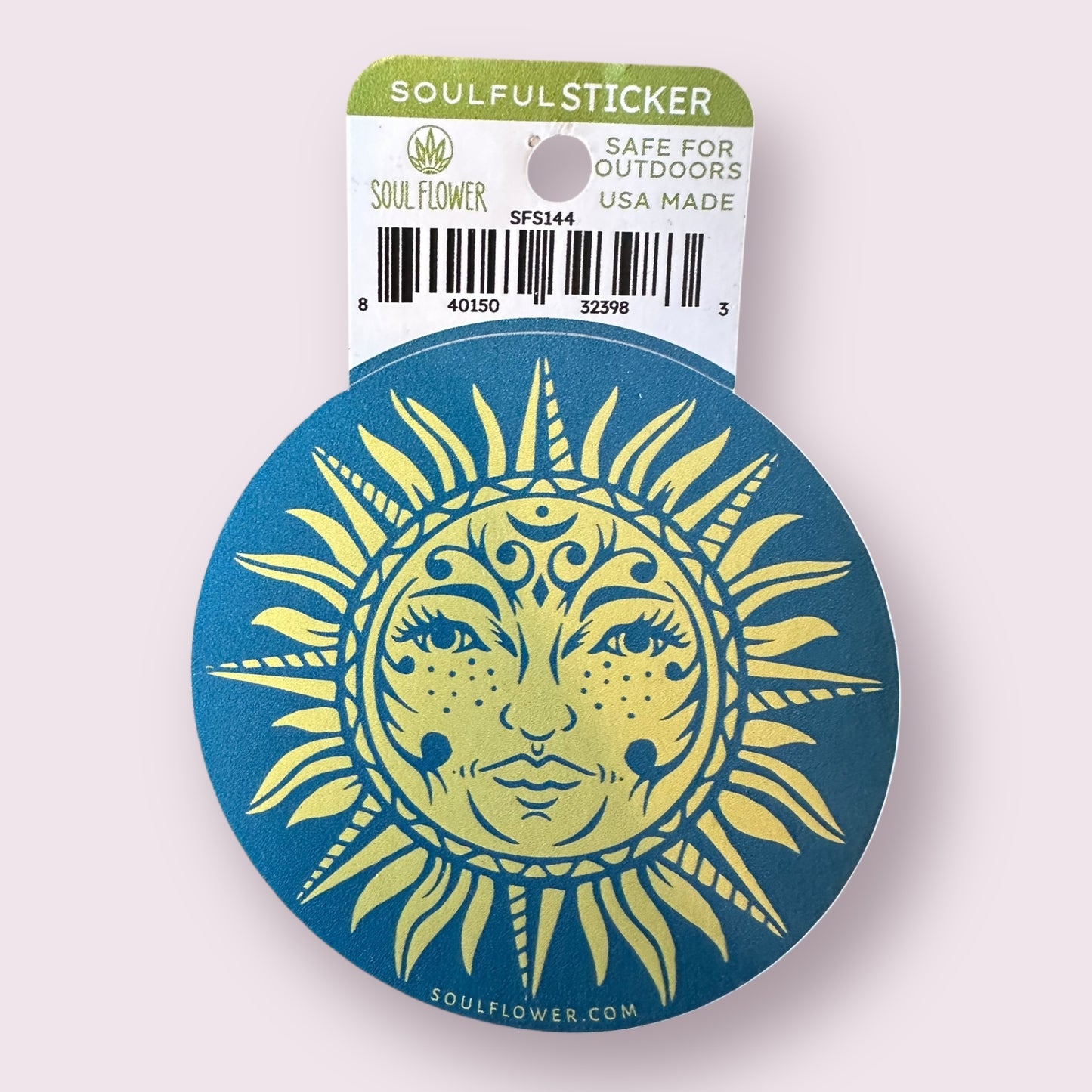 Celestial Sun Art Sticker