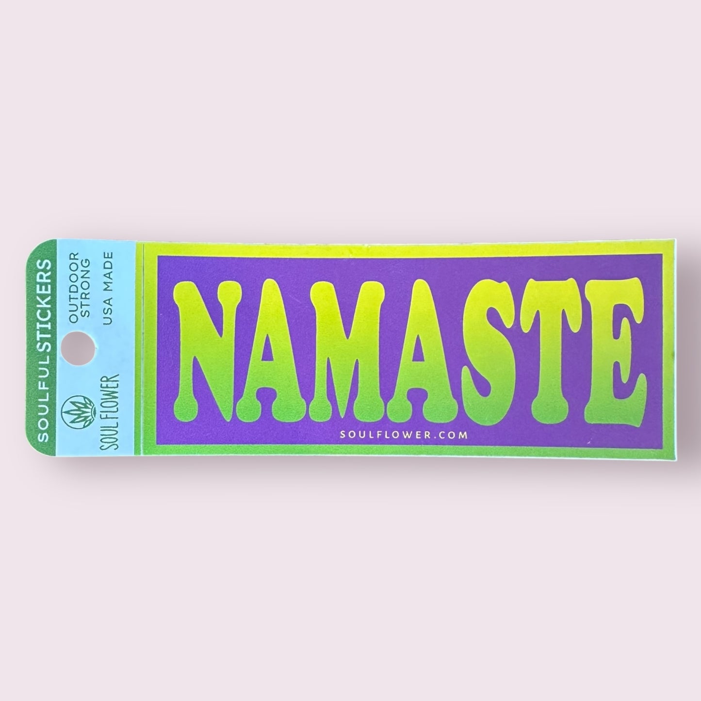 Namaste Mini Message Sticker