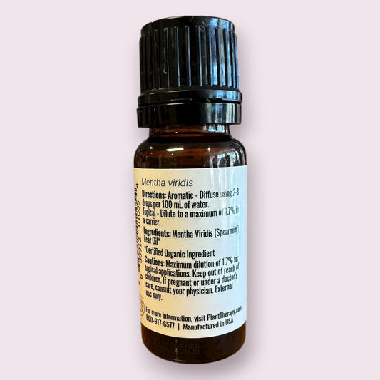 Organic Spearmint Essential Oil 10 Ml