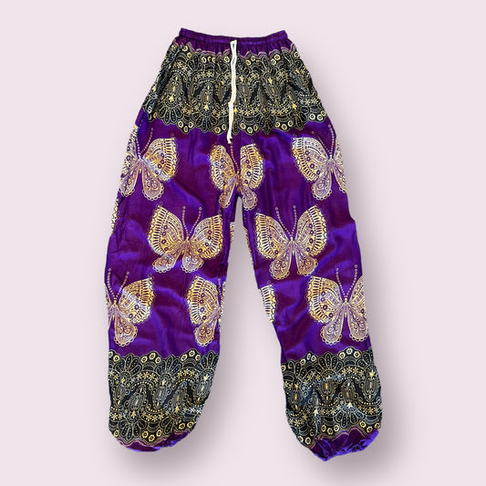 Butterfly Print Resort Pants