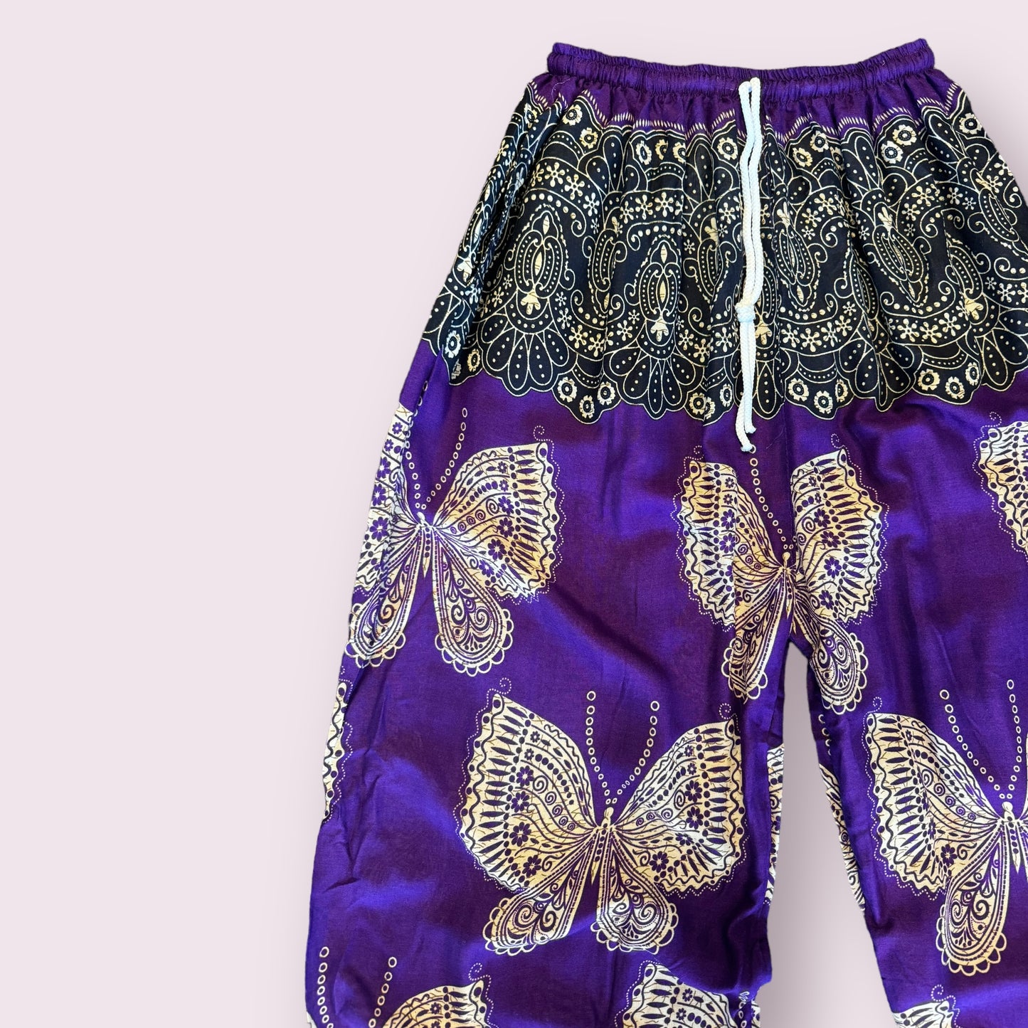 Butterfly Print Resort Pants