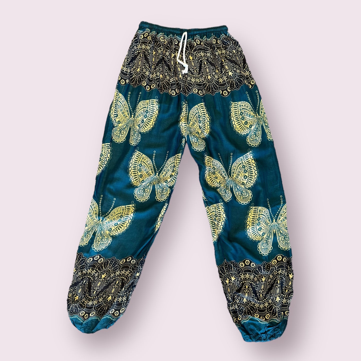 Butterfly Print Resort Pants
