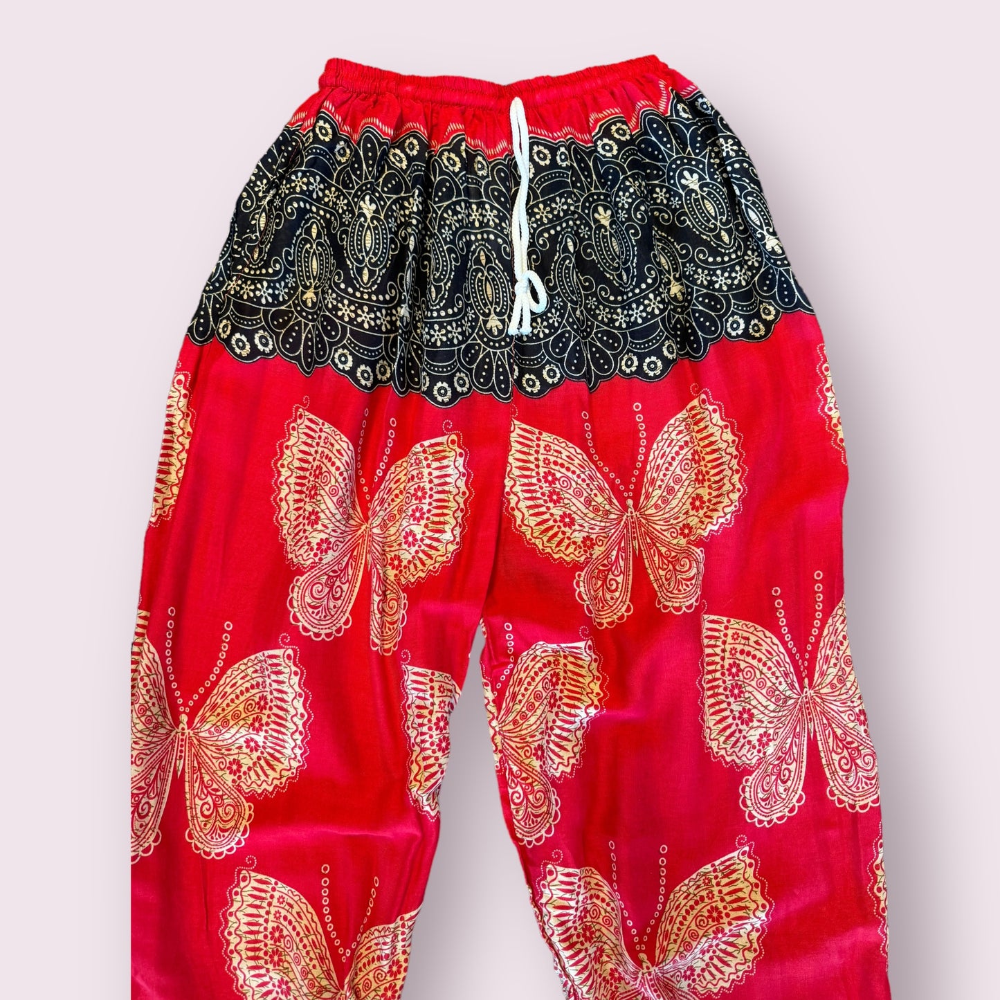 Butterfly Print Resort Pants