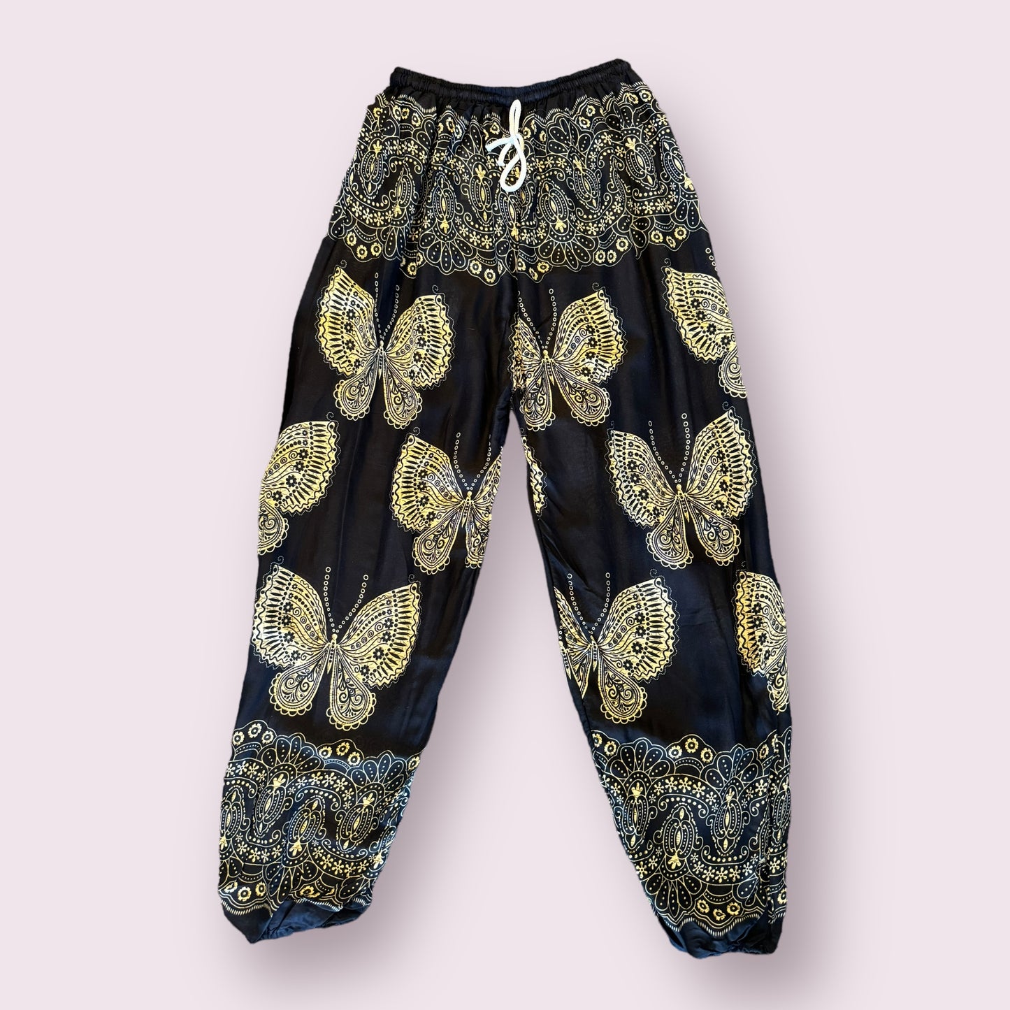 Butterfly Print Resort Pants