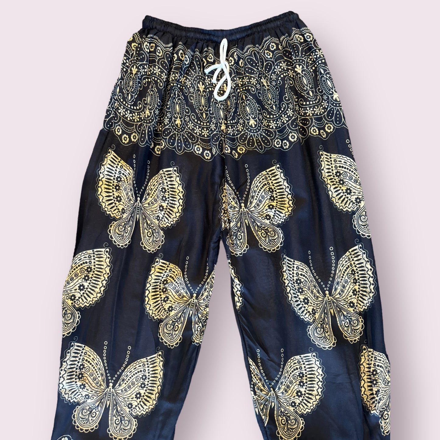 Butterfly Print Resort Pants